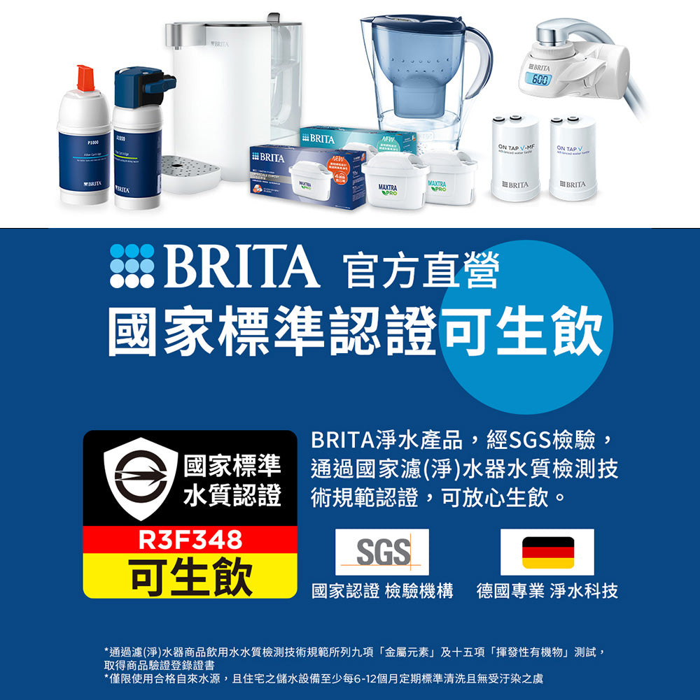 【 特力家居專用】 BRITA mypure-A1000長效型濾芯(1入組)