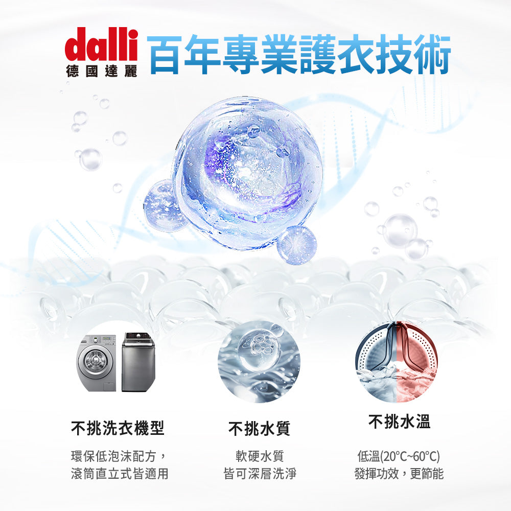 Dalli-淺色衣物超濃縮洗衣精-1.1L