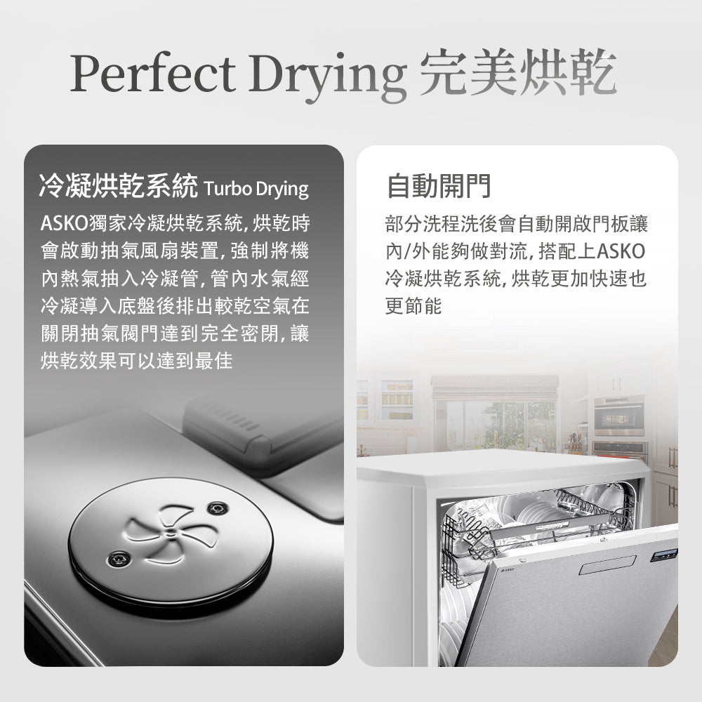 【ASKO雅士高】14人份洗碗機DFS344ID.W.TW(獨立型/雅典白/含安裝)
