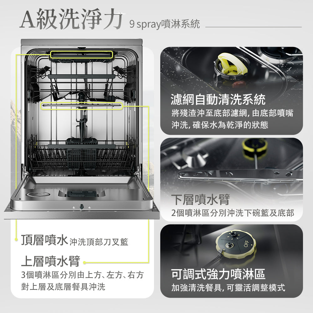 【ASKO雅士高】14人份洗碗機DFS344ID.S.TW(獨立型/不鏽鋼/含安裝)
