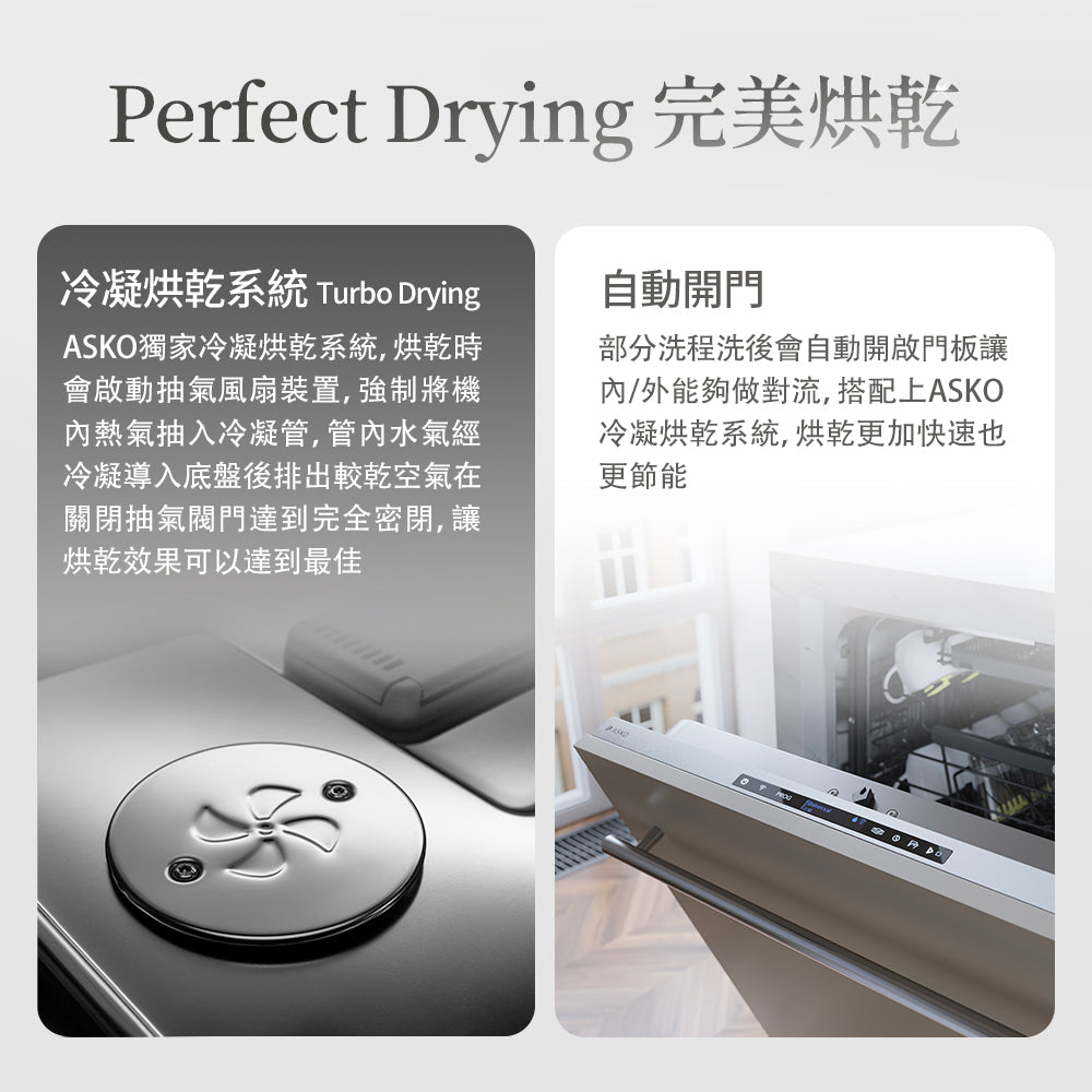 【ASKO雅士高】14人份洗碗機 DFI544D.TW(嵌入型/需自備門板/含安裝)