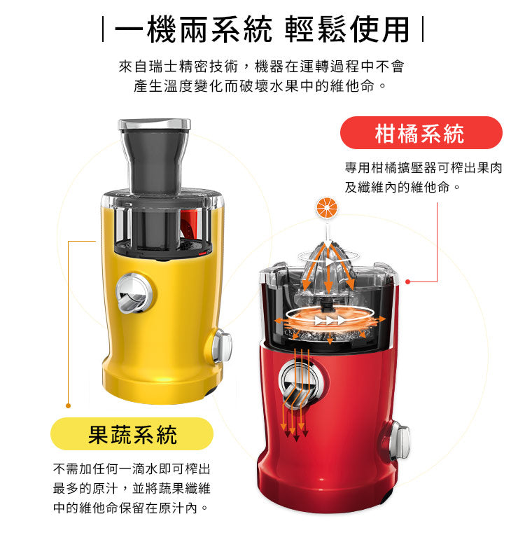 【NOVIS】完全維他命多功能果汁機Vita Juicer S1