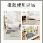 【Comfort+舒適家】北歐舒適時光浴墊-亞麻薄荷/寧靜灰