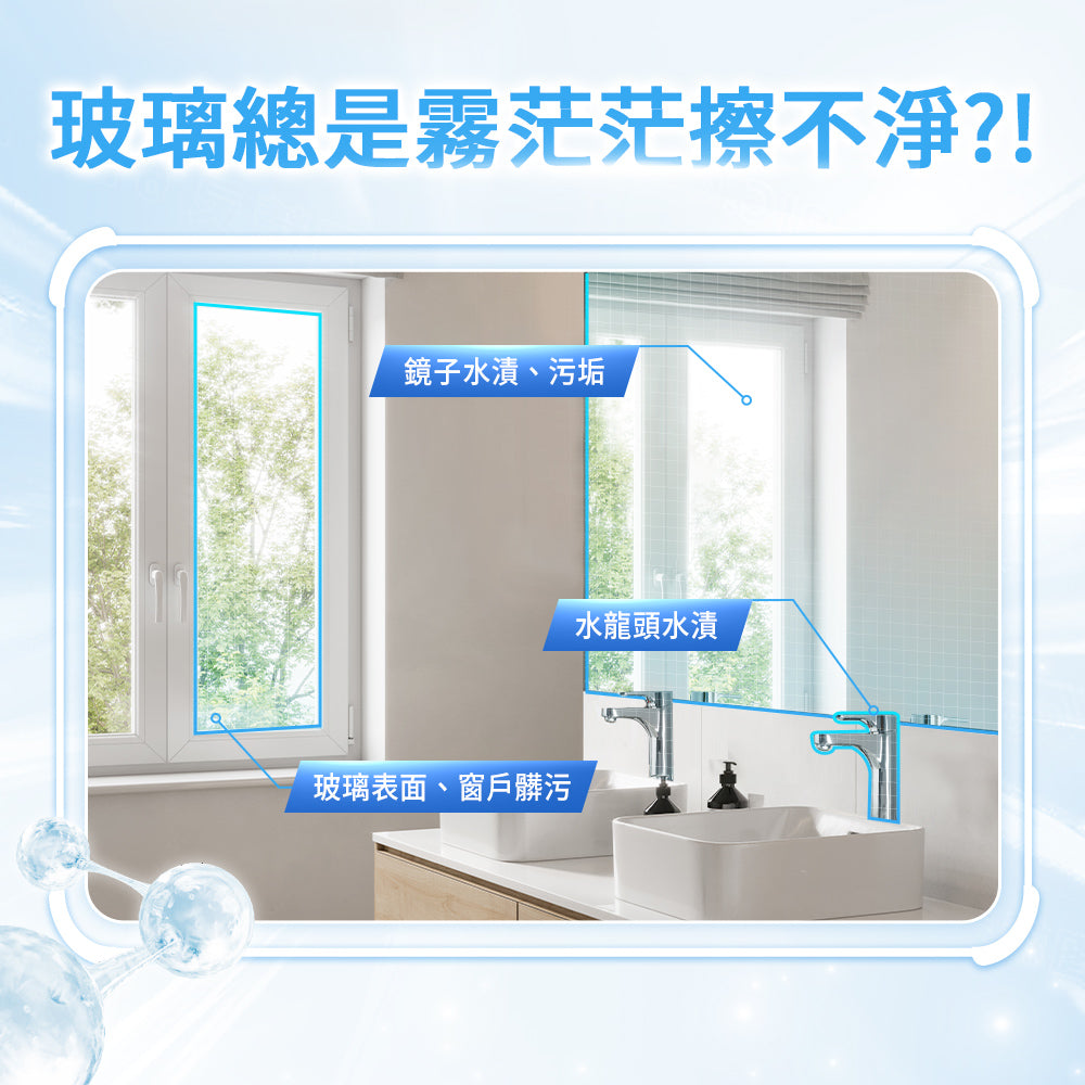 全新上市 Dalli玻璃雙效清潔噴劑