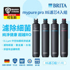 【BRITA｜限量】mypure pro X6 超濾濾芯組+離子交換樹脂濾芯