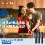 【台中遠百專用】BRITA mypure pro X9 超濾濾芯組