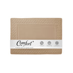 【Comfort+舒適家】3D編織記憶綿吸水地墊-亞麻色/蒼藍色/霧灰色