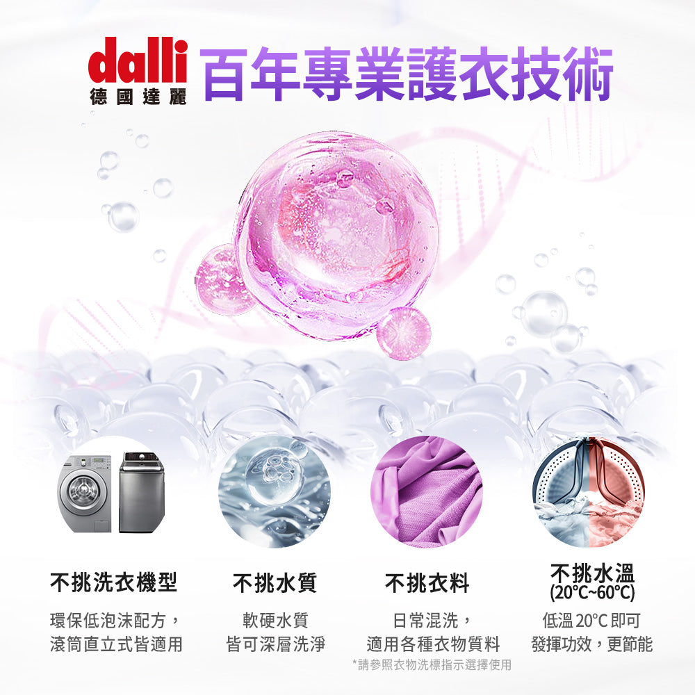 Dalli-護色去污超濃縮洗衣精-3.65L-紫