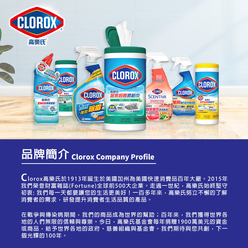 CLOROX高樂氏-漂白水-4L-原味