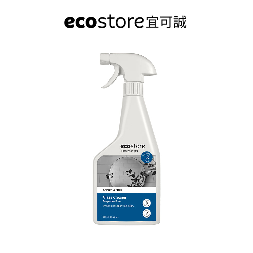 【我是爛主婦團購】ecostore_環保玻璃清潔噴霧-純淨無香-500ML