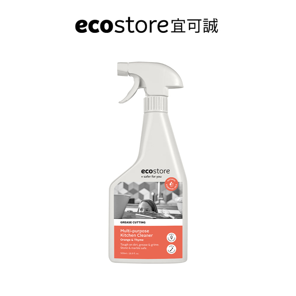 【我是爛主婦團購】ecostore_環保廚房清潔噴霧-甜橙百里香-500ML
