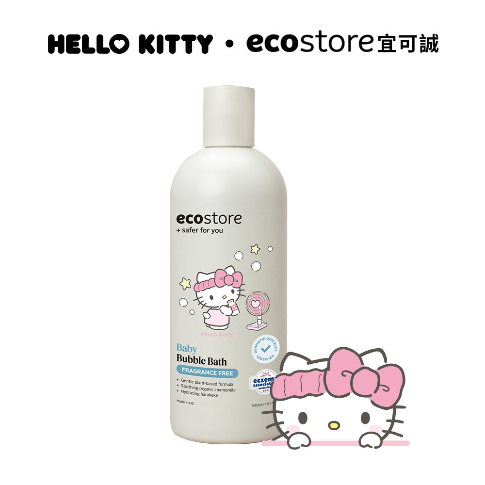 【CHIANG團購】三麗鷗聯名_純淨寶寶泡泡浴-抗敏無香535ML