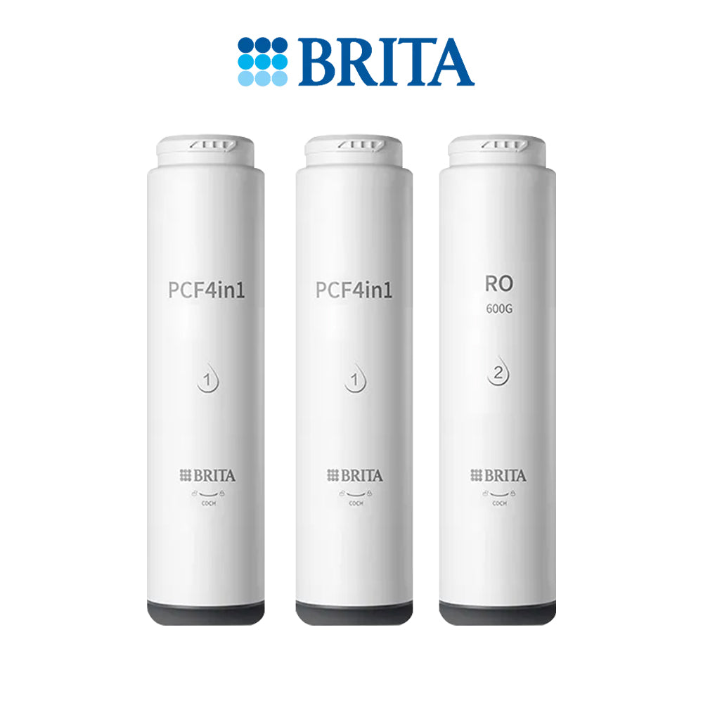 【BRITA｜限量】mypure GR RO 600G濾芯組(一年份，共3芯)