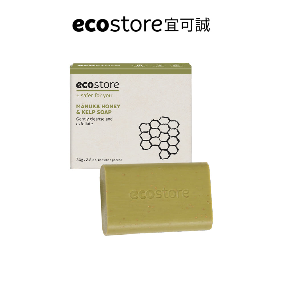【YUKA團購】ecostore-純淨香皂-80g-麥蘆卡蜂蜜海藻