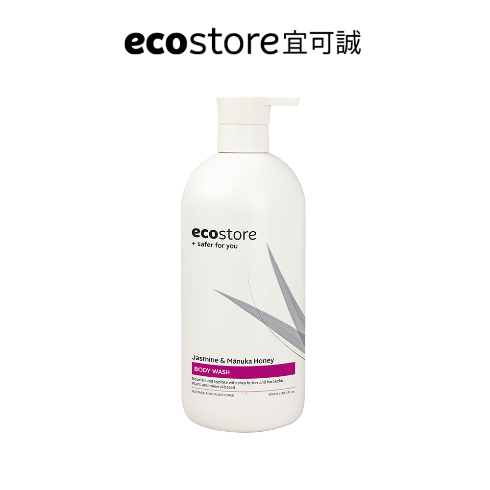 【橘宅日常團購】ecostore_純淨保濕沐浴露-麥蘆卡蜂蜜茉莉-900ML