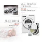 【瑞典ASKO】8公斤滾筒冷凝式烘衣機T208C.W(220V)