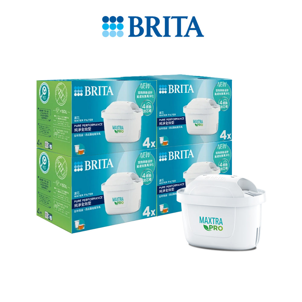【BRITA｜限量】MXPRO濾芯-純淨全效型4入組*3 (共12芯)